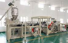 PP sheet production line with calcium carbonate powder-1