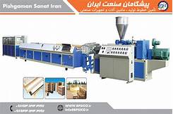 Production line of plastic wood panels and profiles-1